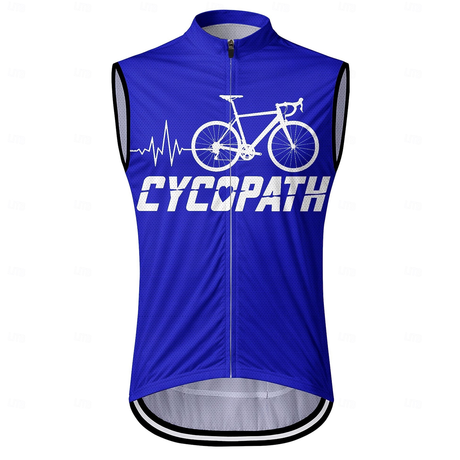 Per uomo Gilet da ciclismo Maglia da Ciclismo Geometrico Senza Maniche Bicicletta Gilet / Panciotto Maglia Top con 3 tasche posteriori Asciugatura Rapida Tasca Posteriore Traspirante Gli sport Nero del 2026 a $30.99 –P7