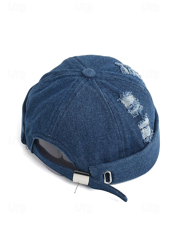 Vintage herenpet van verwassen denim katoen – verkrijgbaar in verschillende kleuren, retro pet voor strandvakantie, dagelijks gebruik en buitenactiviteiten. 2026 - $14.99 –P7