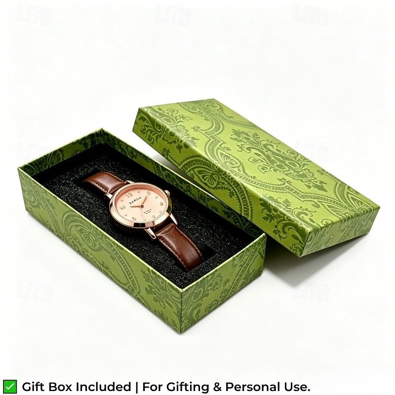 Women's Watch Petite Small Face Rose Gold Quartz Wrist Watch with Thin Leather Strap Minimalist Elegant Ladies Dress Watch Vintage Style Casual Gifts for Women Girls 2026 - $15.99 –P5