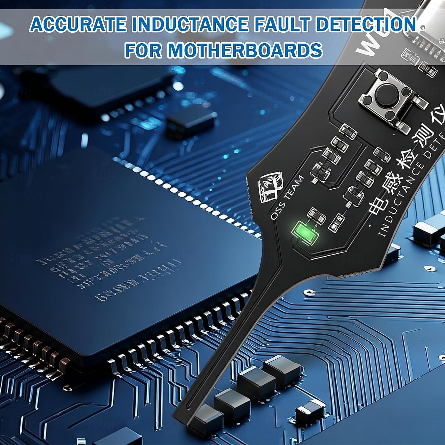 2 stuks draagbare mini-inductortester, type-C-voeding, zeer nauwkeurig testapparaat voor spoelen op moederborden, snelle diagnose- en reparatietool voor inductiefouten in elektronische componenten van 2026 - $16.99 –P5