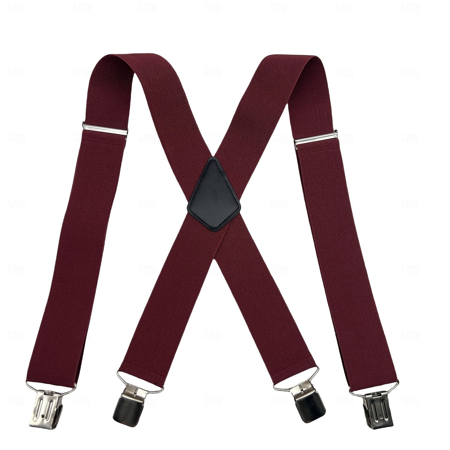 Bretelle da uomo a 4 clip stile X, elastiche e regolabili per pantaloni (larghezza 5 cm), clip in metallo resistenti, ideali per abbigliamento casual, formale e per attività all'aperto. del 2026 a $15.99 –P14
