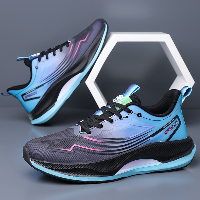 Tênis de corrida masculino branco e roxo - tênis esportivo leve e respirável - tênis atlético com amortecimento para homens, ideal para corrida, exercícios na academia, caminhada e uso diário ativo. de 2026 por $42.99 –P7