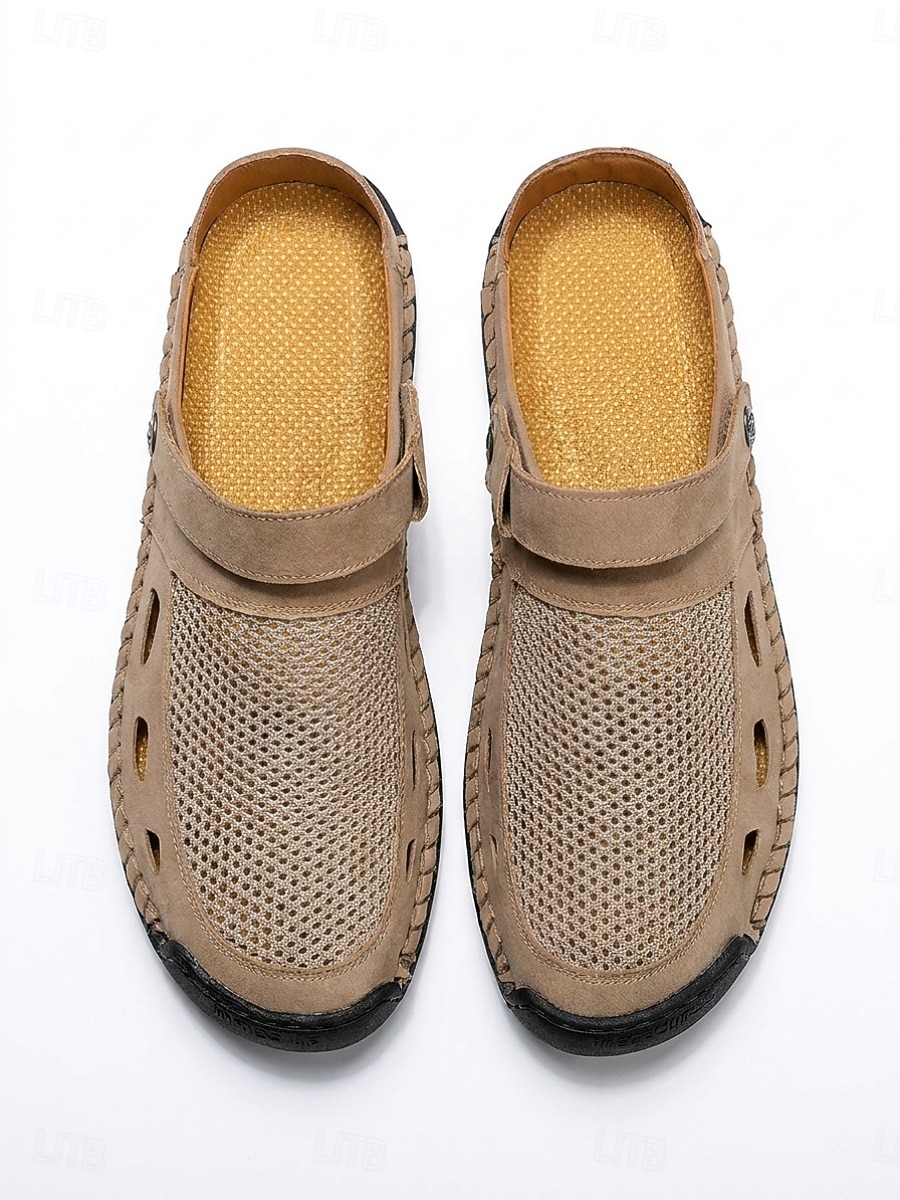 Men's Slip-On Clog Sandals Breathable Cutout Comfort Mule Shoes Casual Lightweight Footwear for Outdoor Resort, Garden Leisure, Travel and Everyday Summer Wear 2026 - $34.99 –P2