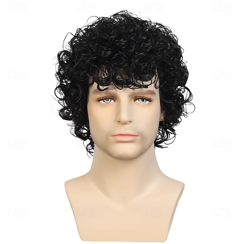 Short Curly 80s 90s Costume Wig Cosplay Wig for Men 2026 - $24.99 –P1