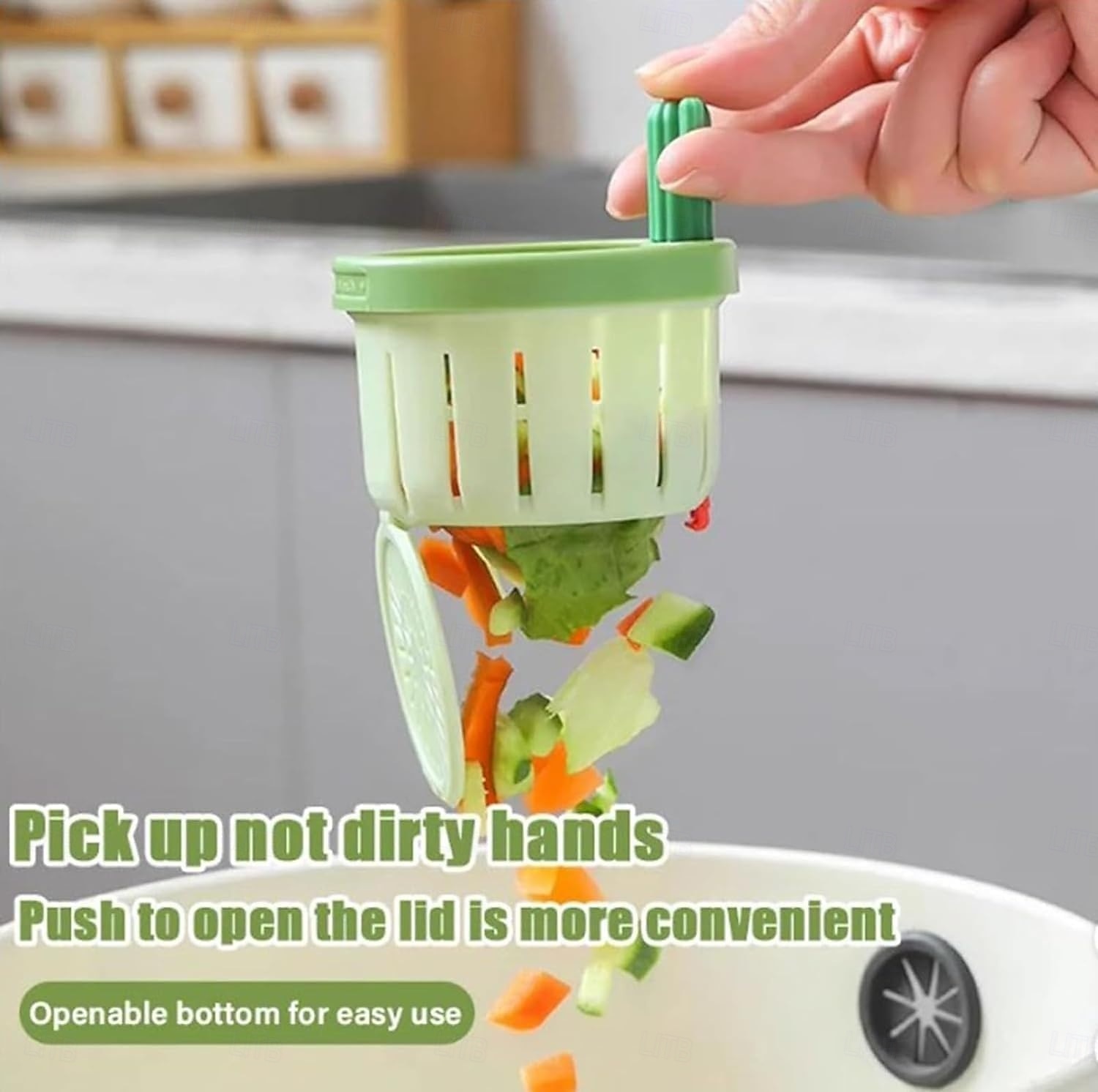 4/6 pezzi filtro di scarico per lavello da cucina a forma di cactus, cestello di svuotamento automatico a pressione, filtro raccogli-rifiuti da cucina, rete filtrante per lavello a forma di cactus del 2026 a $6.97 –P6