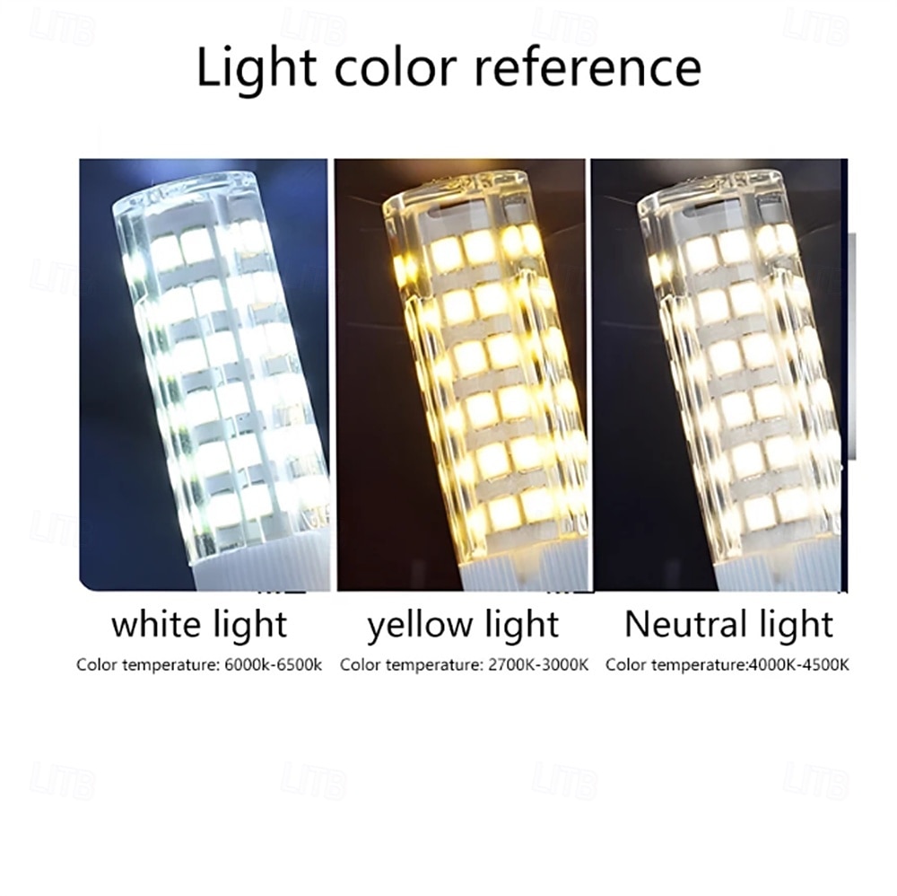 10pcs Mini G9 E14 AC 220V 240V Ceramics LED Corn Bulb Capsule Crystal Light Warm White Lamp Replace Halogen Chandelier Lights 2026 - $34.99 –P5