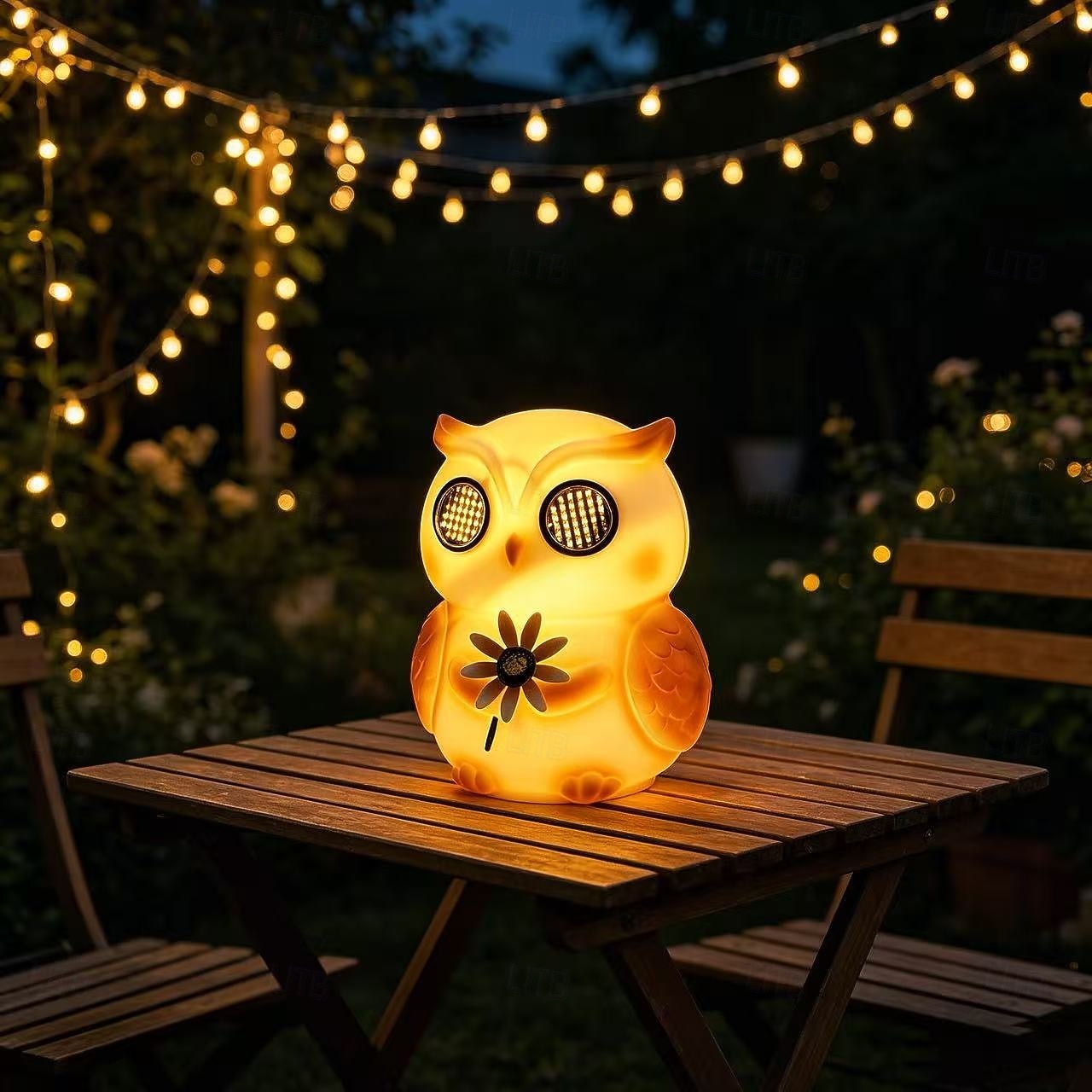 Lampes solaires d'extérieur en forme d'animaux, figurines lumineuses étanches en plastique représentant un lapin et un hibou, lampes décoratives solaires pour terrasse, pelouse, allée, parterre de de 2026 ? $34.99 –P13