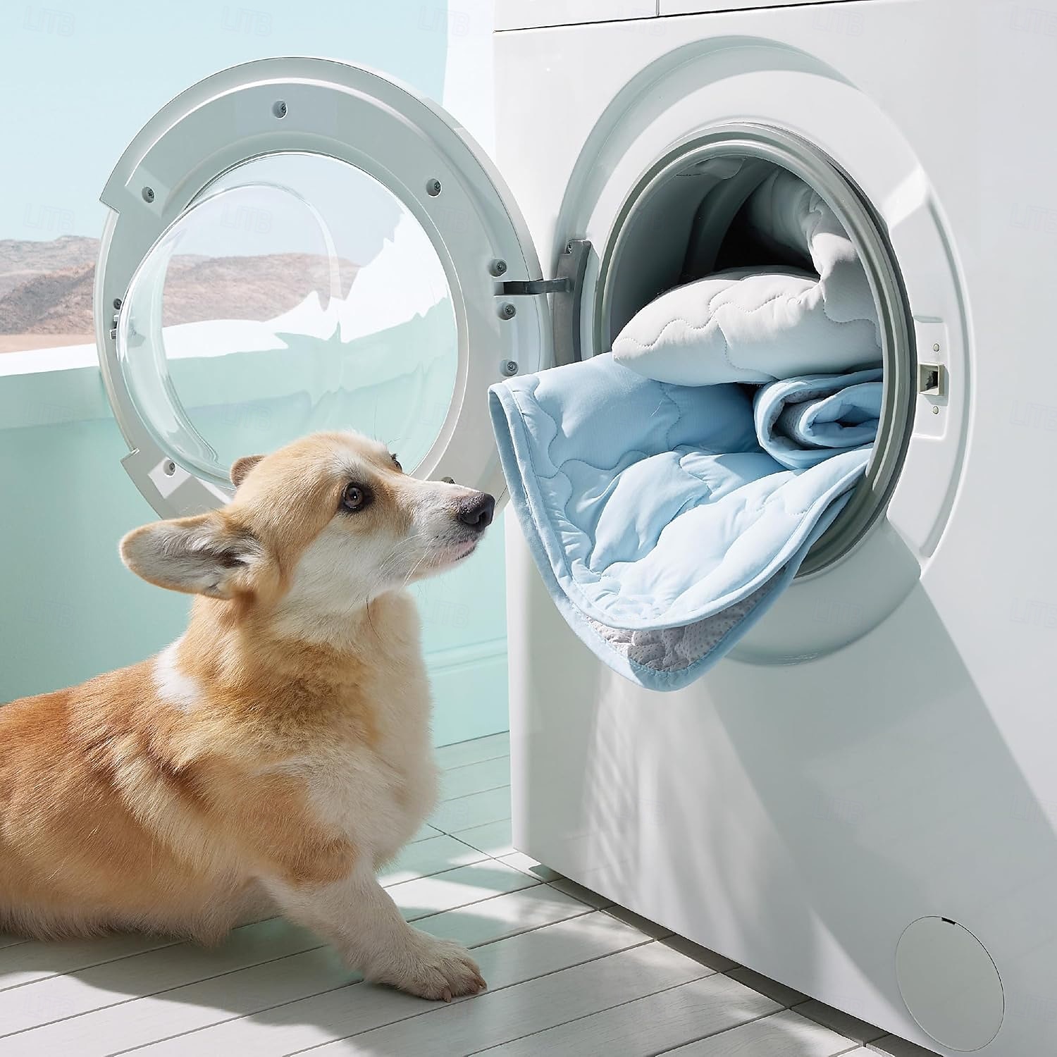 Dog Cooling Mat Pet Cooling Pad for Dogs and Cats Ice Silk Summer Cooling Pet Bed Mat Washable Breathable Non Slip Cat Dog Crate Mat for Indoor Outdoor Sofa Floor 2026 - $25.99 –P4