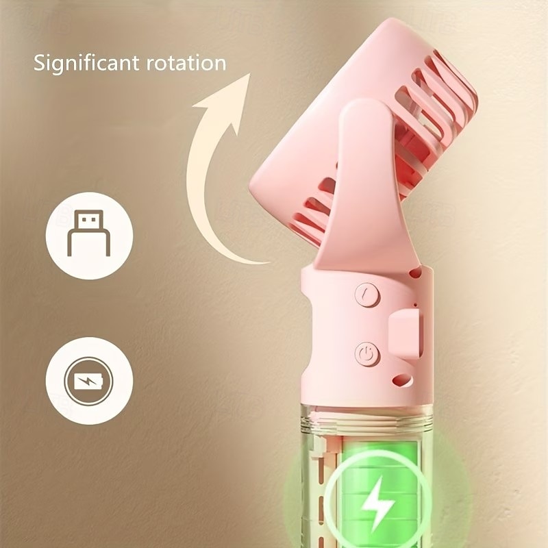 Handheld Spray Fan Desktop Humidifying Fan Outdoor Portable Handheld Fan Small Spray Fan with 4-Speed Adjustment 2026 - $19.99 –P2