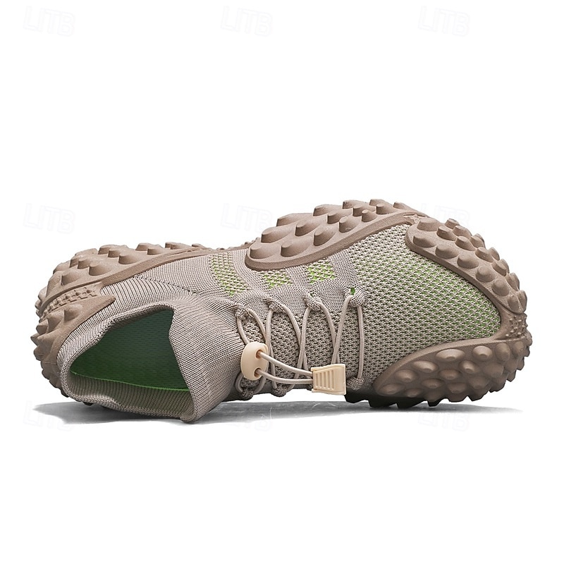 Men's Knit Sock Sneakers, Lace-Up Chunky Sole Walking Shoes, Breathable Sport Casual Shoes for Hiking, Travel, Daily Wear 2026 - $32.99 –P3
