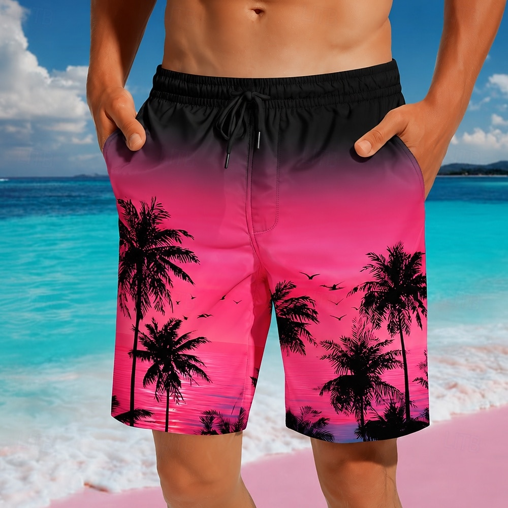 Per uomo Albero di Cocco Colore sfumato Piante Tropicali Costumi da bagno Costumi da bagno Pantaloncini da bagno Pantaloncini da Surf Misura del girovita medio Hawaiano Vacanza al Mare Tasche del 2026 a $20.99 –P2