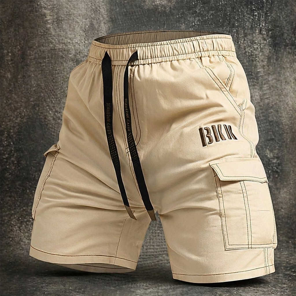 Hombre Pantalones cortos tácticos Pantalón Corto Cargo Pantalones cortos para acampar Shorts para senderismo Cintura elástica Multi bolsillo Pierna recta Plano Color Camuflaje Comodidad Listo para 2026 - $26.99 –P6