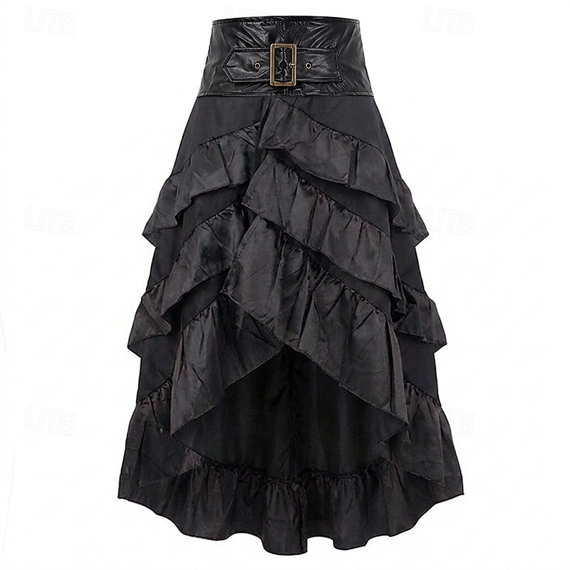 Retro Vintage Medieval Renaissance Skirt Corset Pirate Fancy Dress Women's Pirate Fantasy Steampunk Casual Daily Adults' Skirts 2026 - $47.99 –P2