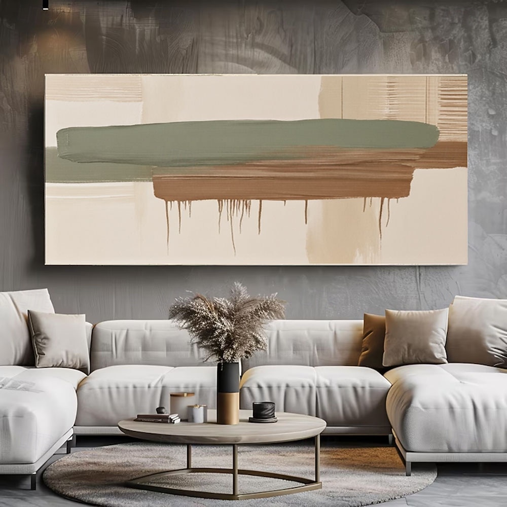 3D Textured Green Terracotta Abstract Art Plaster Block Texture Wall Decor Large Minimalist Palette Knife Art Earth Tone Wall Accent 2026 - $126.99 –P1