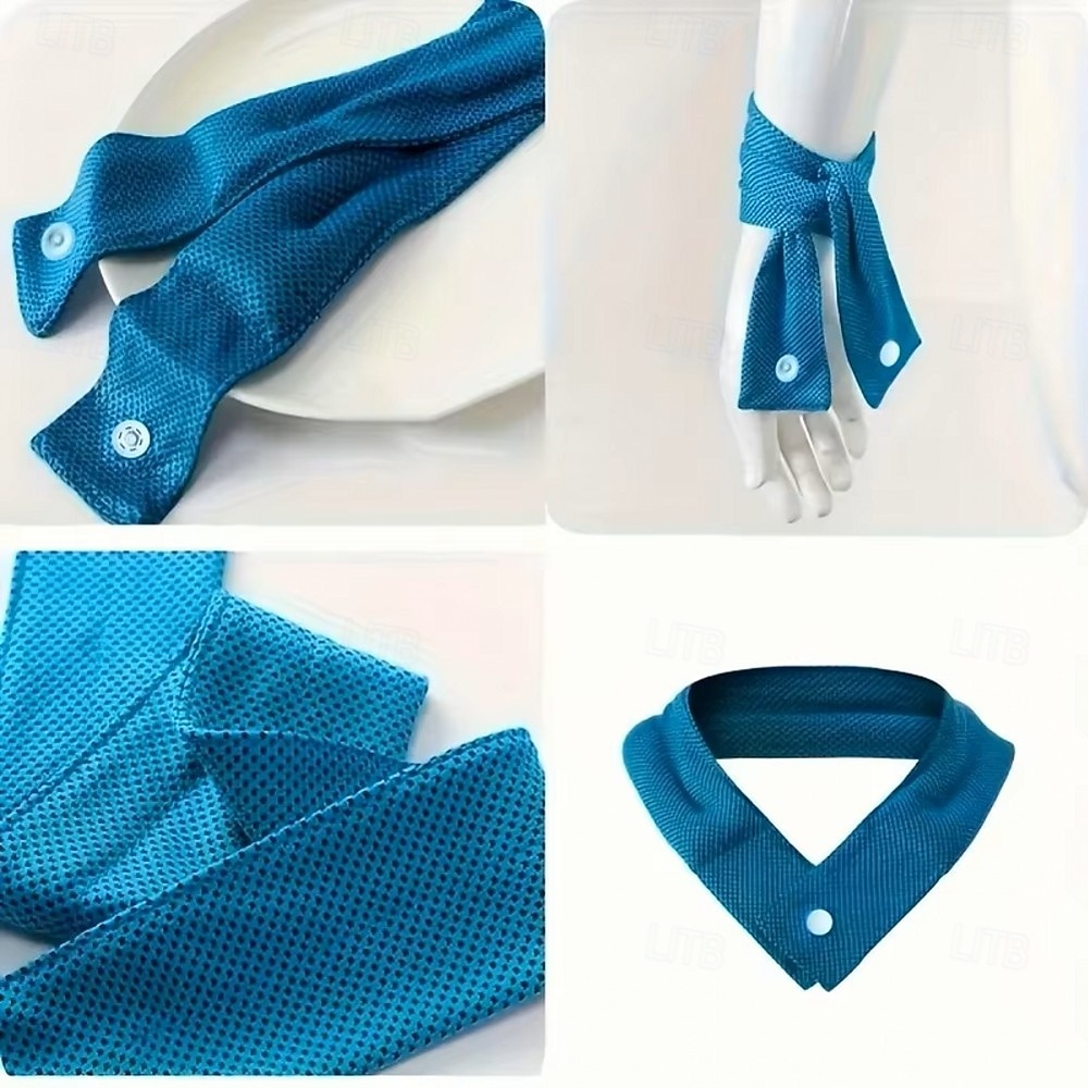 Reusable Cooling Ice Scarf Ice Scarf with A Natural Cool Feeling Sweat-wiping Towel Outdoor Ice Belt Sports Headscarf Cooling Cold Towel Outdoor Running Cycling Bandana 2026 - $13.49 –P12