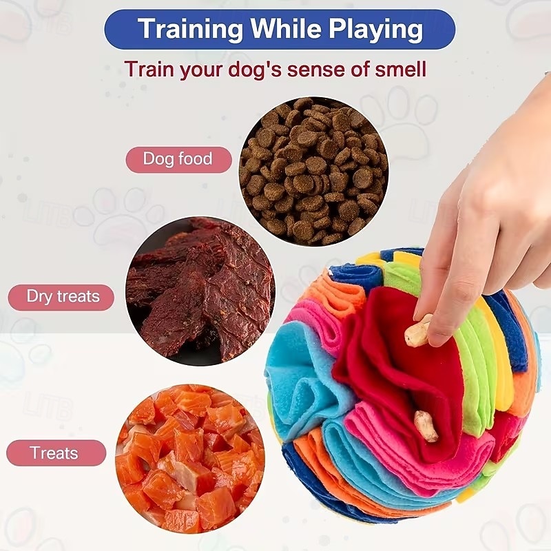Interactive Dog Toys Snuffle Ball for Dogs Encourage Natural Foraging Skills, Snuffle Ball Dog Puzzle Toys Treat Ball for Large 2026 - $25.99 –P3