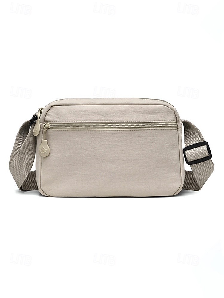 Borsa a tracolla da donna in nylon impermeabile, borsa da viaggio capiente e multicolore con molteplici tasche, tracolla regolabile, ideale per le vacanze e per tutti i giorni. &sport all'aria aperta del 2026 a $14.99 –P6