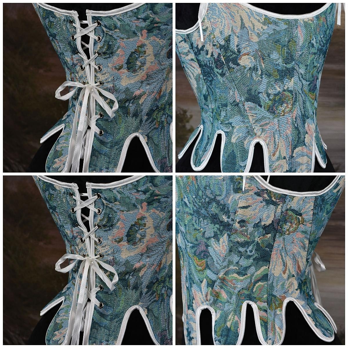 Medieval Renaissance Cottagecore Corset Overbust Corset Bodice Peasant Lace up Floral Fancy Dress Women's Fantasy Halloween Carnival Casual Daily Renaissance Fair LARP Adults' Corset Spring & Summer 2026 - $49.99 –P5