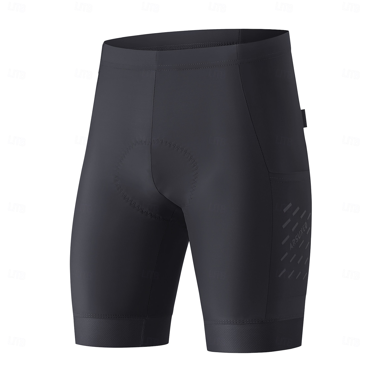 Arsuxeo Men's Solid Color Cycling Underwear Shorts Cycling Pants Cycling MTB Shorts Bike Shorts Padded Shorts / Chamois Form Fit Sports Ventilation Fast Dry Reflective Strips Reduces Chafing Black 2026 - $32.99 –P2