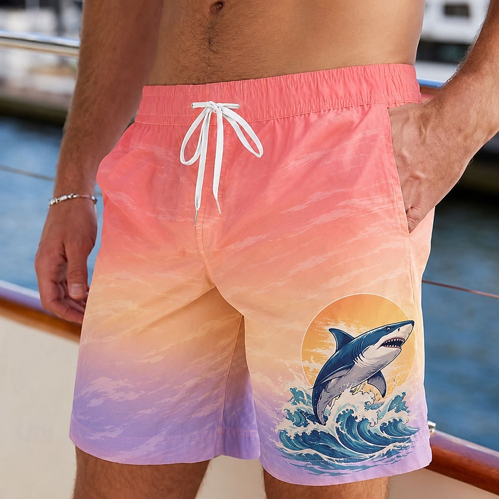 Per uomo Delfino Onde dell'oceano Costumi da bagno Costumi da bagno Pantaloncini da bagno Pantaloncini da Surf Misura del girovita medio Hawaiano Quotidiano Vacanza al Mare Tasche Laterali fodera in del 2026 a $20.99 –P2