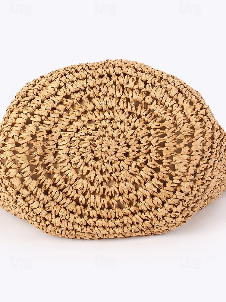 Borsa a tracolla da donna in stile bohémien intrecciata, colore beige kaki, capiente, con cerniera, ideale per vacanze al mare, viaggi e abbigliamento casual quotidiano. del 2026 a $19.99 –P11