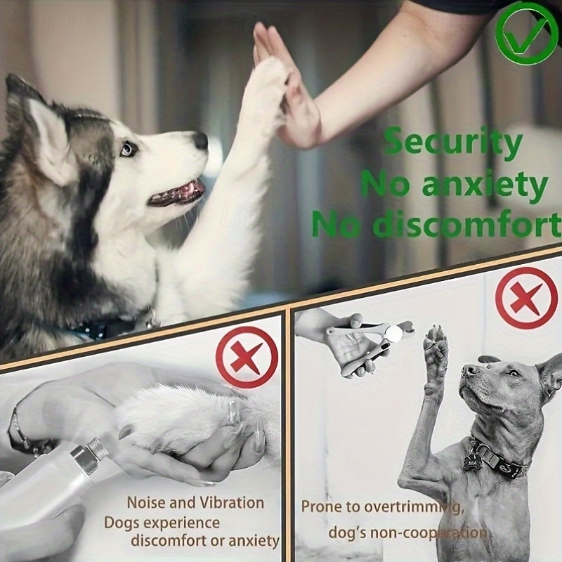 Εργαλείο περιποίησης νυχιών σκύλου, λίμα νυχιών σκύλου, τετράγωνο γρατσουνιών χωρίς άγχος για νύχια κατοικίδιων ζώων, χωρίς μπαταρία 2026 - $12.99 –P6