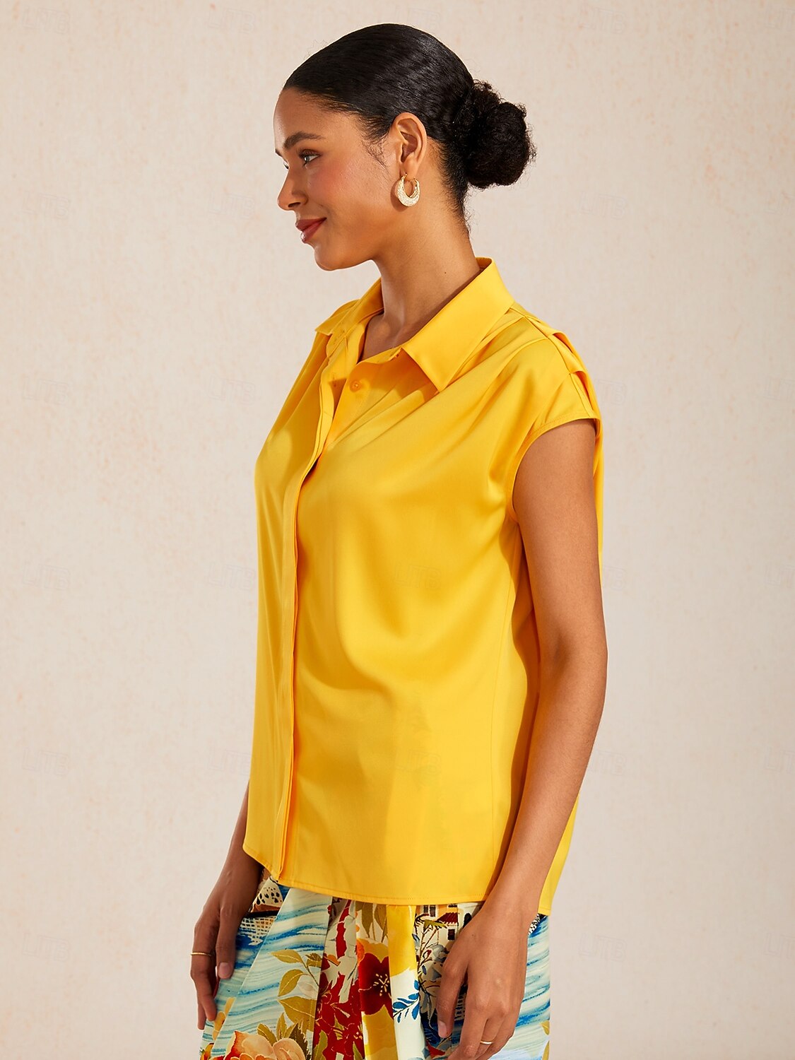 Silky Satin Sleeveless Wide Shoulder Top 2026 - $56.99 –P2