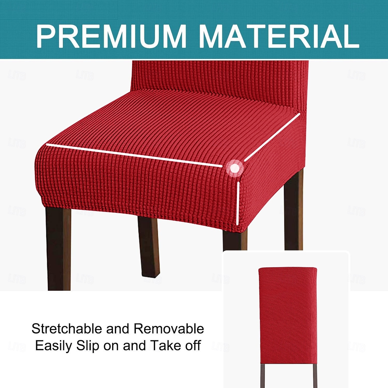 Fundas para sillas de comedor de 4/6 piezas, ajustables, elásticas y universales, tipo Parsons, con protectores de asiento extraíbles y lavables a máquina. 2026 - $55.99 –P3