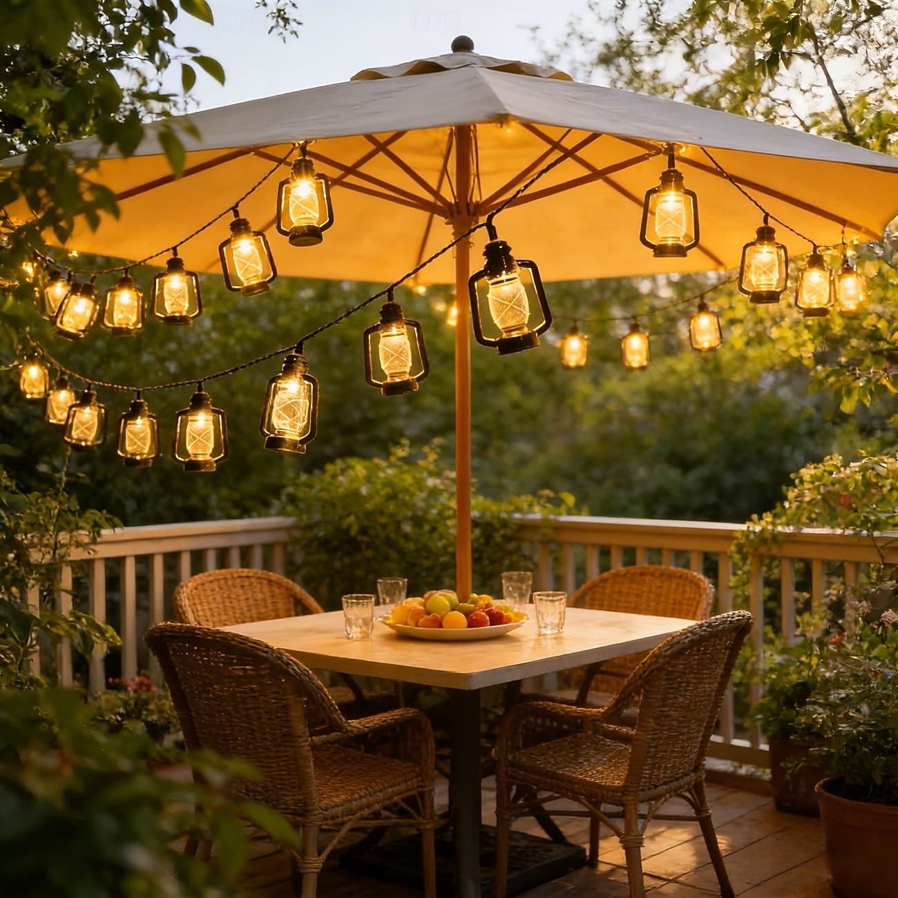 Luci a stringa solari retrò a cherosene con LED, impermeabili, per giardino, 6,5 m, 30 LED, ideali per vacanze, campeggio all'aperto, tende, matrimoni, cortili, balconi, festival di Ramadan, feste di del 2026 a $28.99 –P3