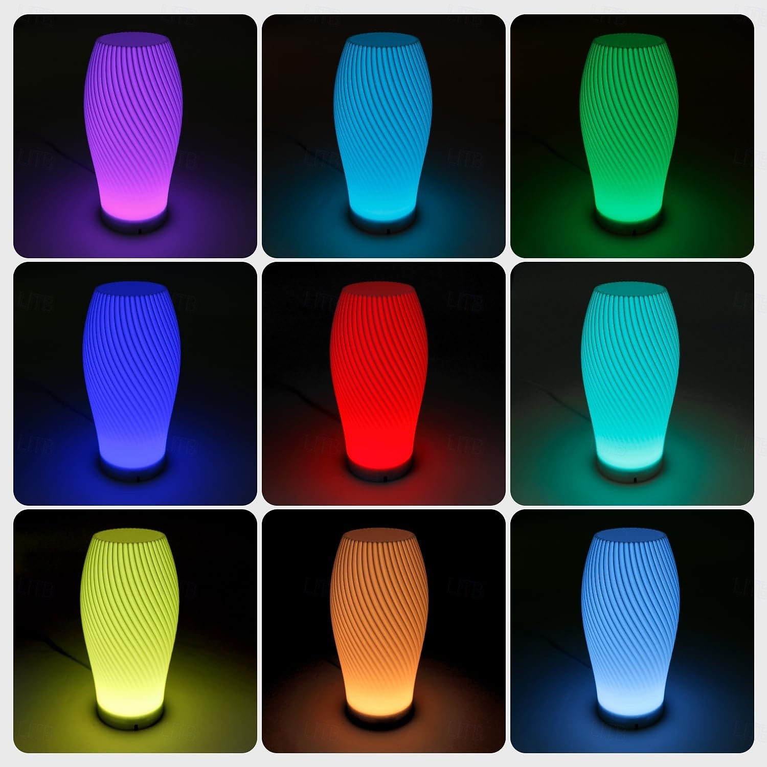 Kit de 1 a 10 lámparas LED RGB con control remoto 001 para Bambu Lab ...
