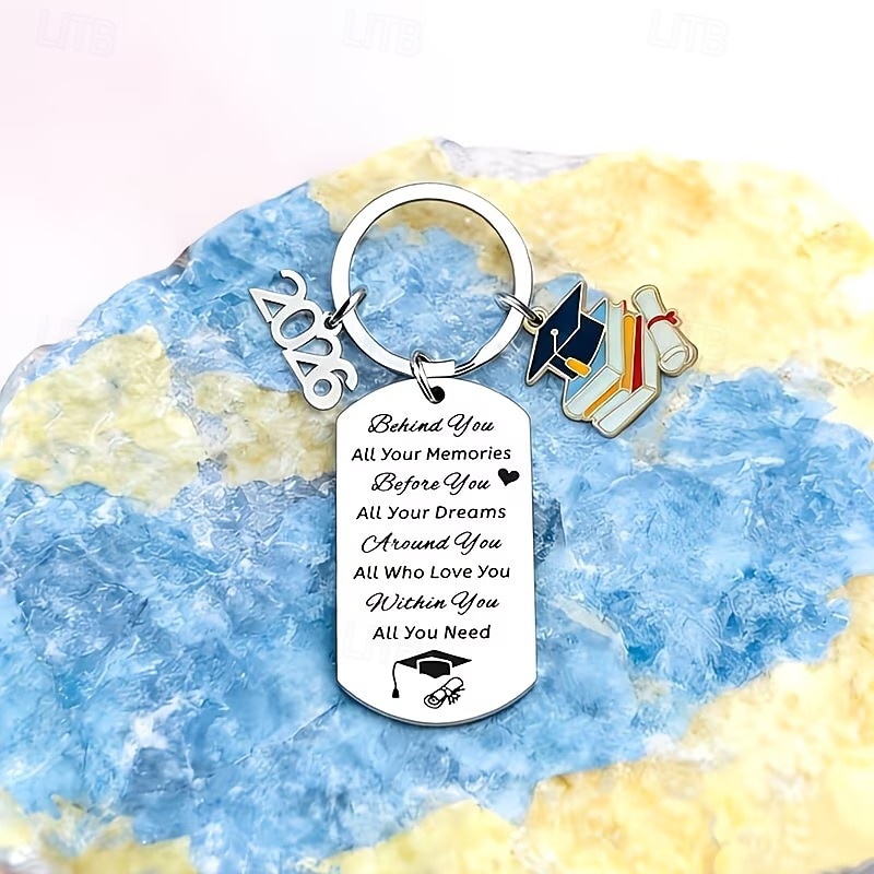 36pcs/12sets 2026 Graduation Keychain, Zinc Alloy Cap Certificate Pendant with Appreciation Cards And Gauze Bags, Graduation Present for Classmates, Best Friends, University, or High School Students 2026 - $27.99 –P3