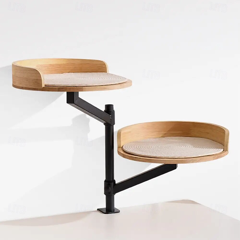 Höhenverstellbares Katzenbett aus Holz 2026 - $151.99 –P6