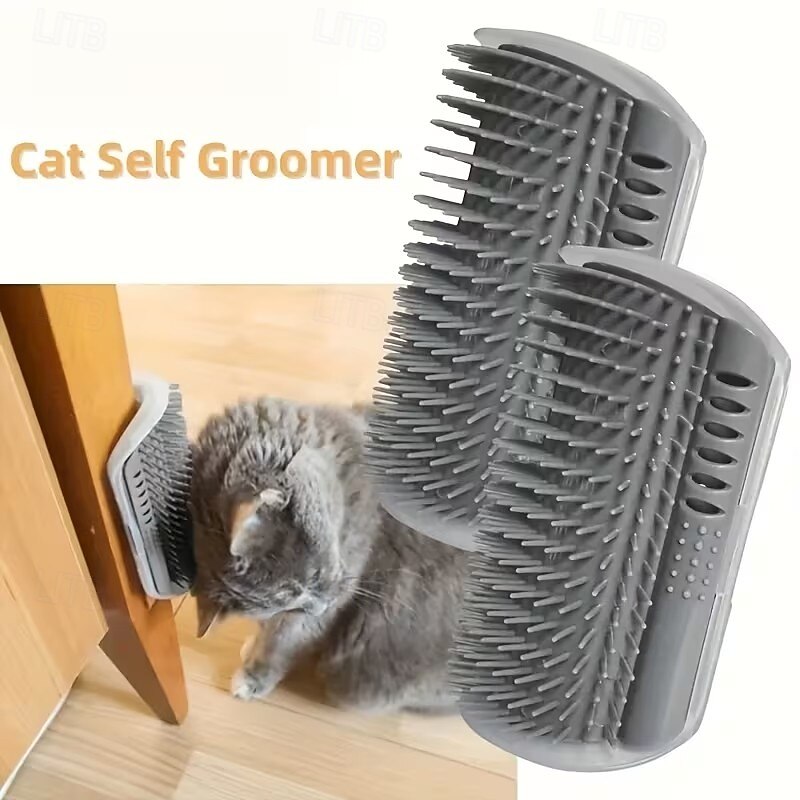 5-delige set huisdierborstels en kammen, speelgoed voor katten, zachte zelfverzorgingskam voor katten, massagekam met kattenkruid, gezichtskrabber voor kittens, puppy's en andere kattenaccessoires. 2026 - $15.49 –P6