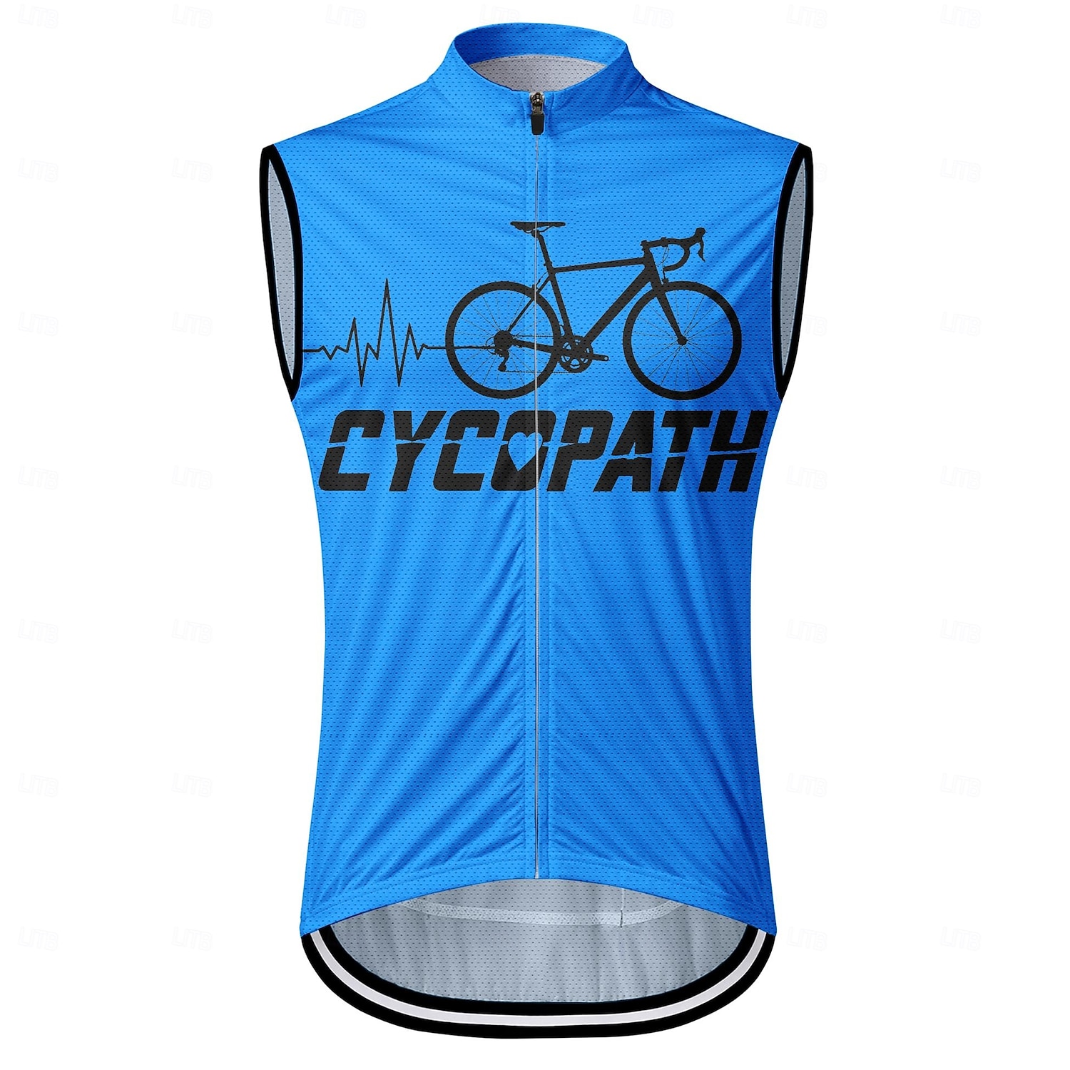 Per uomo Gilet da ciclismo Maglia da Ciclismo Geometrico Senza Maniche Bicicletta Gilet / Panciotto Maglia Top con 3 tasche posteriori Asciugatura Rapida Tasca Posteriore Traspirante Gli sport Nero del 2026 a $30.99 –P6
