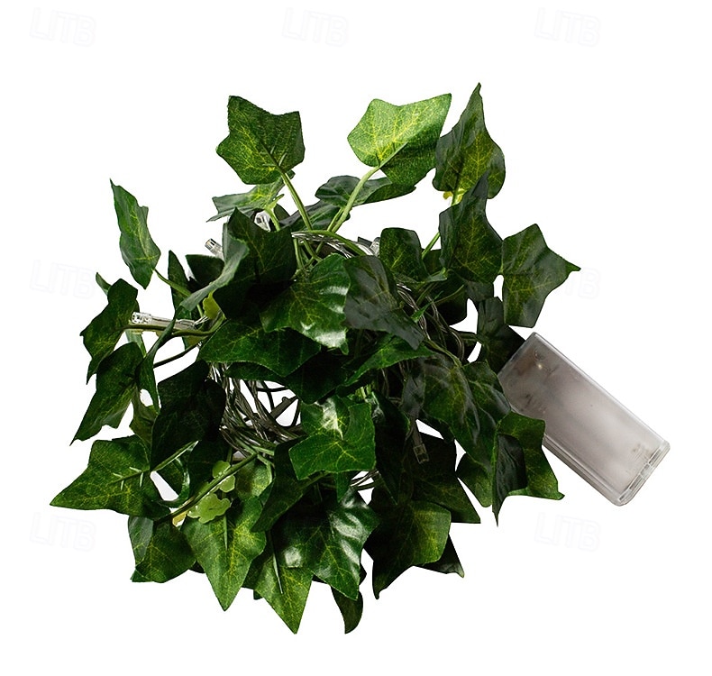 Lichterkette mit Schmetterlings-, Lilien- und Efeumotiven, für drinnen und draußen, geeignet für Wohnzimmer, Schlafzimmer, Terrasse, Garten, Hochzeiten und Partys, batterie-, kabel- oder 2026 - $10.99 –P2
