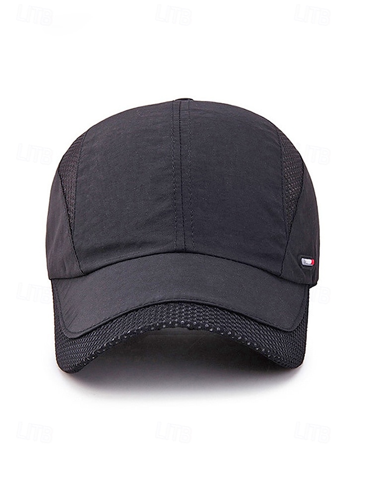 Șapcă de baseball pentru bărbați din poliester cu uscare rapidă, pălărie de soare reglabilă, respirabilă, multicoloră, pentru pescuit în aer liber, călătorii, vacanțe și ținute casual zilnice 2026 - $9.99 –P7
