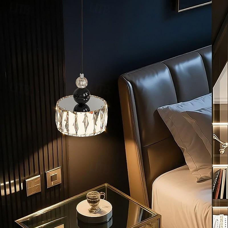 Simple Restaurant Chandeliers Creative Bedroom Bedside Crystal Single Hanging Light Stair Aisle Shop Decoration Pendant Lamp 2026 - $179.99 –P4