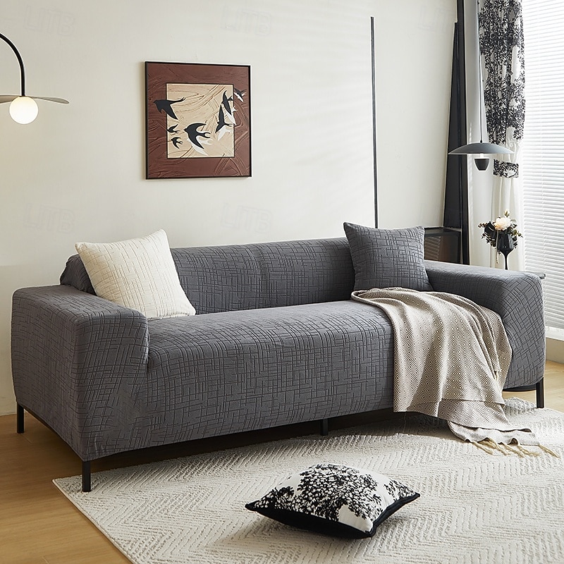 sofatrekk ensfarget garnfarget polyestertrekk 2026 - $37.99 –P26