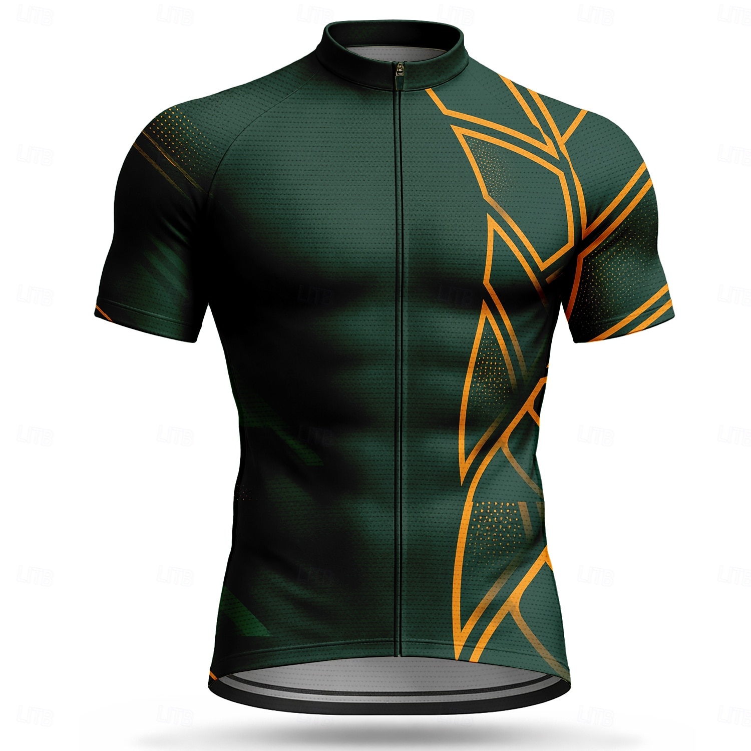 Da uomo Maglia da Ciclismo Geometrico Manica Corta Bicicletta Maglia Top con 3 tasche posteriori Resistente ai Raggi UV Asciugatura Rapida Con tasche Cerniera Frontale Gli sport Blu Rosso Verde del 2026 a $28.99 –P1
