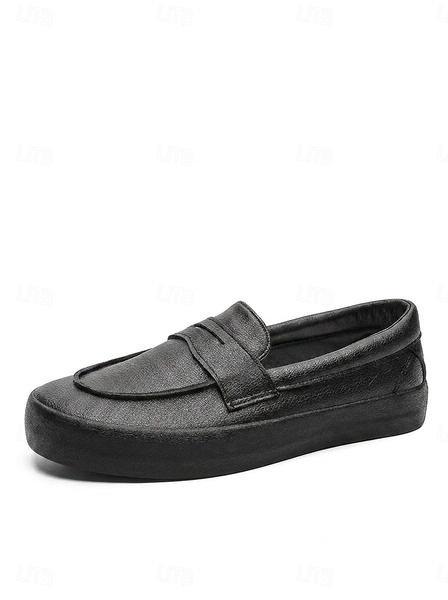 Men's Green Slip-On Loafers, Soft Comfortable Casual Resort Shoes for Outdoor Resort, Vacation Evenings, Smart Casual Wear and Holiday Outfits 2026 - $42.99 –P7