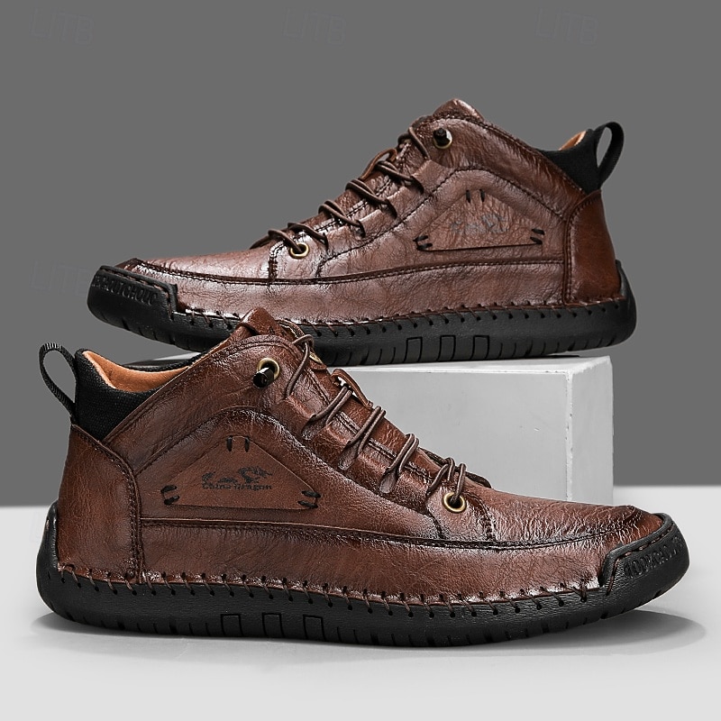 Weiße Herren-Sneaker, leichte Schnürschuhe für bequemes Gehen, ideal für Alltag, Reisen, Pendeln und einen minimalistischen, eleganten Freizeitlook. 2026 - $46.99 –P2