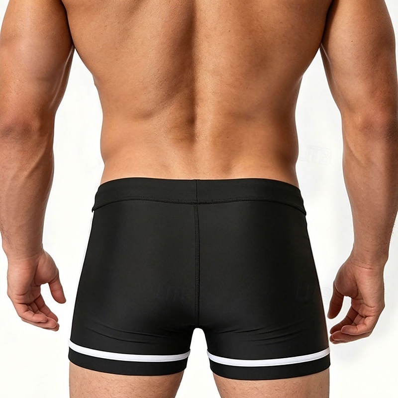 Men's Swim Shorts Swim Trunks Solid Colored Drawstring Boyleg Quick Dry Stretchy Breathable Swimwear Bottoms Surfing Water Sports Swimming Summer 2026 - $24.99 –P9