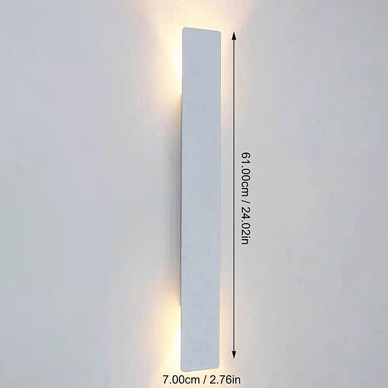 Outdoor Modern Nordic Style Outdoor Wall Lights Living Room Outdoor Aluminum Wall Light IP54 110-120V 220-240V 18 W 2026 - kr.1094 –P1