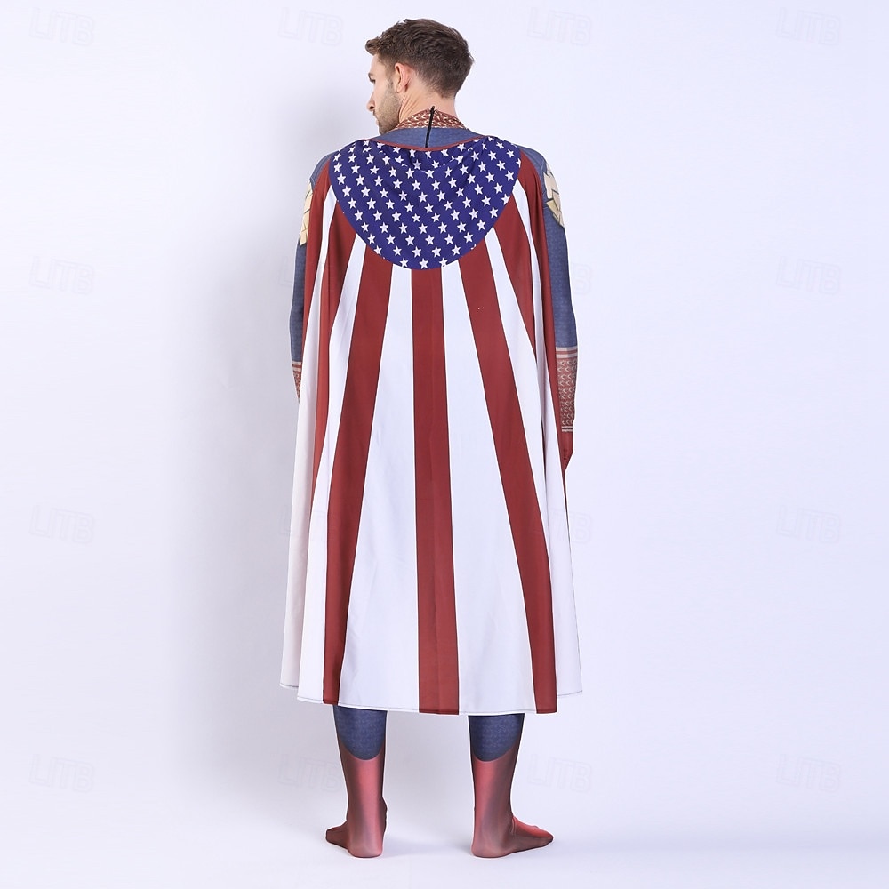 Anti-herói Super-vilão Super heroi Fantasia fantasia Fatos de Corpo Patriótico for Unisexo Crianças Adulto Dia Das Bruxas Carnaval Espetáculo Comic Con de 2026 por $48.99 –P19