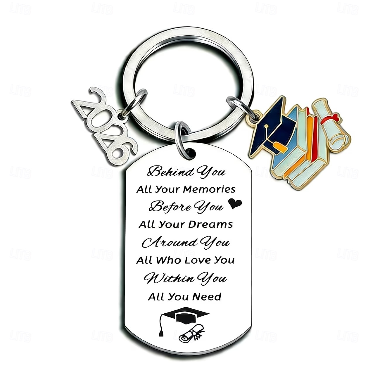 36pcs/12sets 2026 Graduation Keychain, Zinc Alloy Cap Certificate Pendant with Appreciation Cards And Gauze Bags, Graduation Present for Classmates, Best Friends, University, or High School Students 2026 - $27.99 –P6