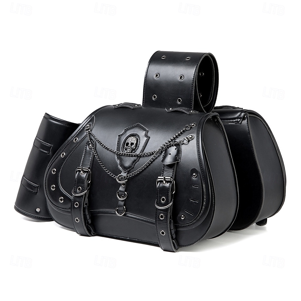 Western Retro Vintage Punk & Gothic Saddlebags Motorcycle Bag Side Bags Riders Skull Western Revival Fancy Dress Unisex Halloween Carnival Saddlebags 2026 - $154.99 –P8