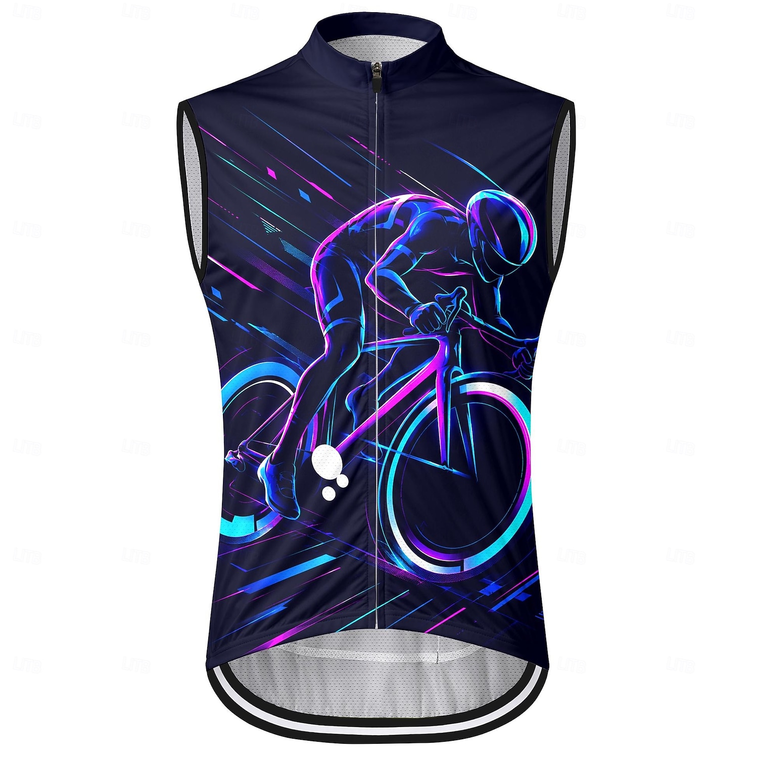 Hombre Chaleco de Ciclismo Maillot de Ciclismo Bicicleta Sin Mangas Bicicleta Chalecos Maillot Camiseta con 3 bolsillos traseros Secado rápido Bolsillo trasero Dispersor de humedad Transpirable 2026 - $30.99 –P1