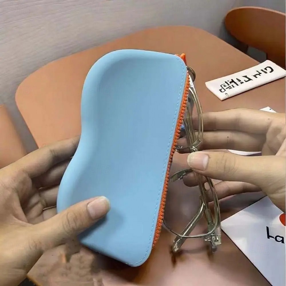 Portable Silicone Eyeglass Case Sunglasses Protective Pouch, Waterproof Glasses Storage Bag, Hard Coin Purse for Women and Girls, Travel Eyewear Holder, Sunglasses Wallet 2026 - $18.99 –P10