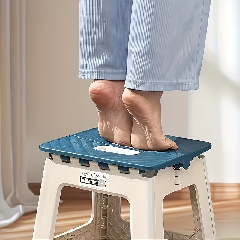1/2Pcs Foldable Office Stool, Stylish Lightweight Portable Folding Stool, Sturdy Durable Household Sitting Stool With Space-Saving Design, Easy To Store And Carry, Multifunctional Foldable Seat 2026 - $14.99 –P3