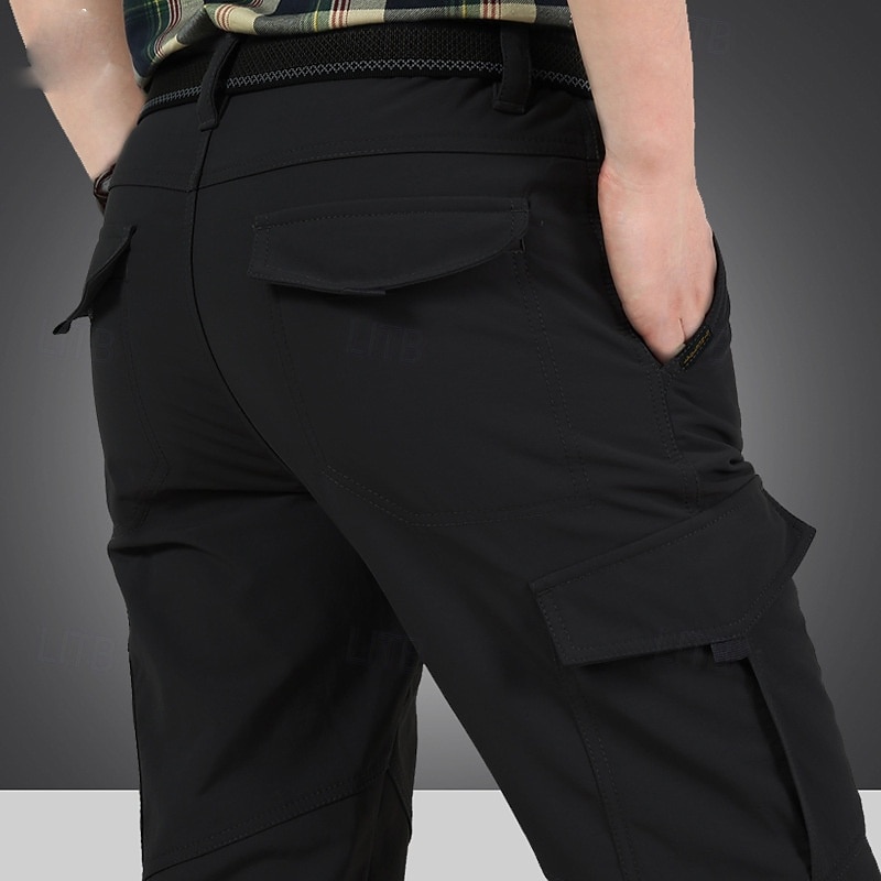 Men's Hiking Pants Trousers Summer Spring Outdoor Windproof Quick Dry Zipper Pocket Wear Resistance Bottoms Black Army Green Hunting Fishing Climbing M L XL XXL XXXL 2026 - $52.99 –P2